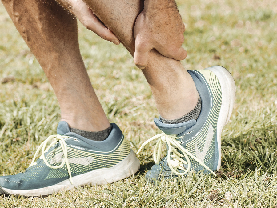 Photo of scar tissue / leg injury before taking Vitamin K to help heal